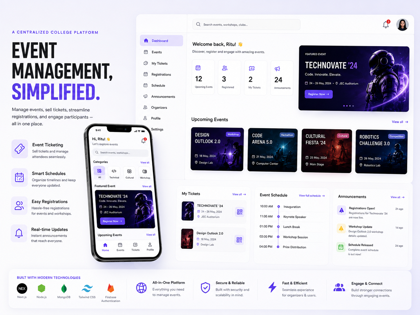 EventSphere project preview